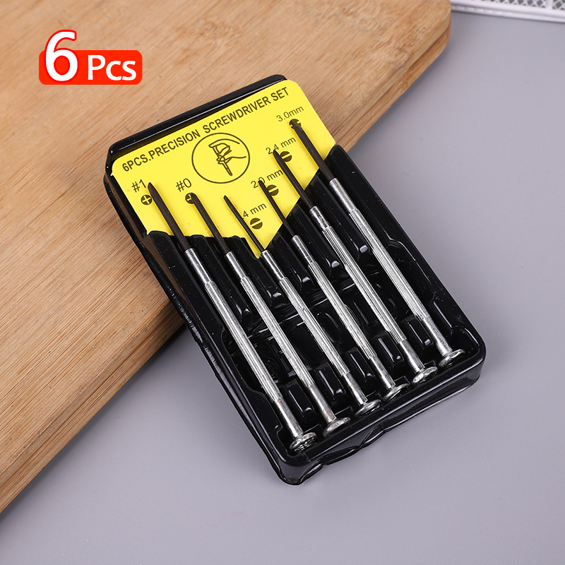 Jewelry Watches Repair - 6-delige set mini-schroevendraaiers voor het repareren