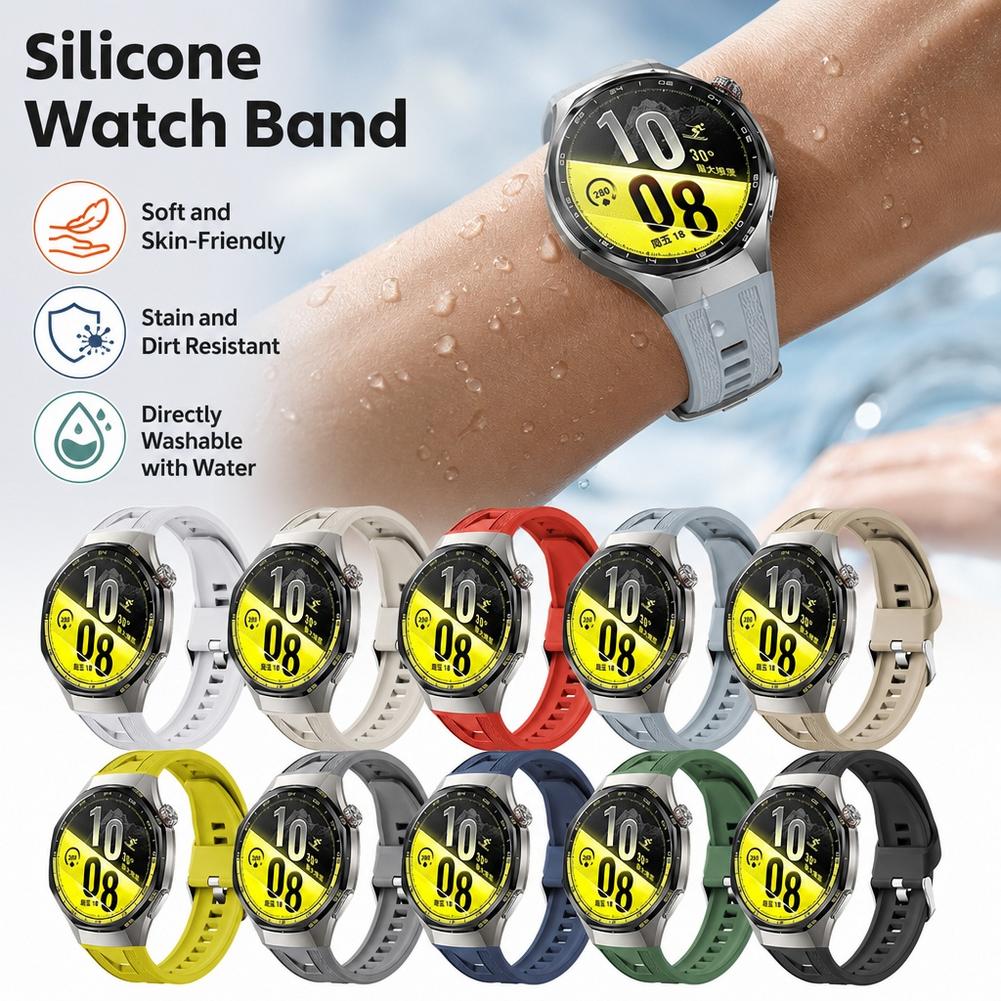 Watch Strap Replacement - Siliconen horlogeband voor de Huawei Watch