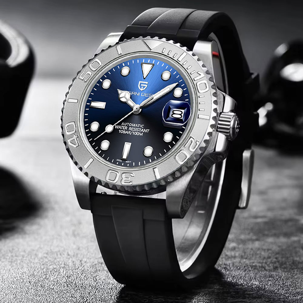 Mens Mechanical Watch - PAGANI DESIGN Nieuwe Automatische Herenhorloge Saffierglas