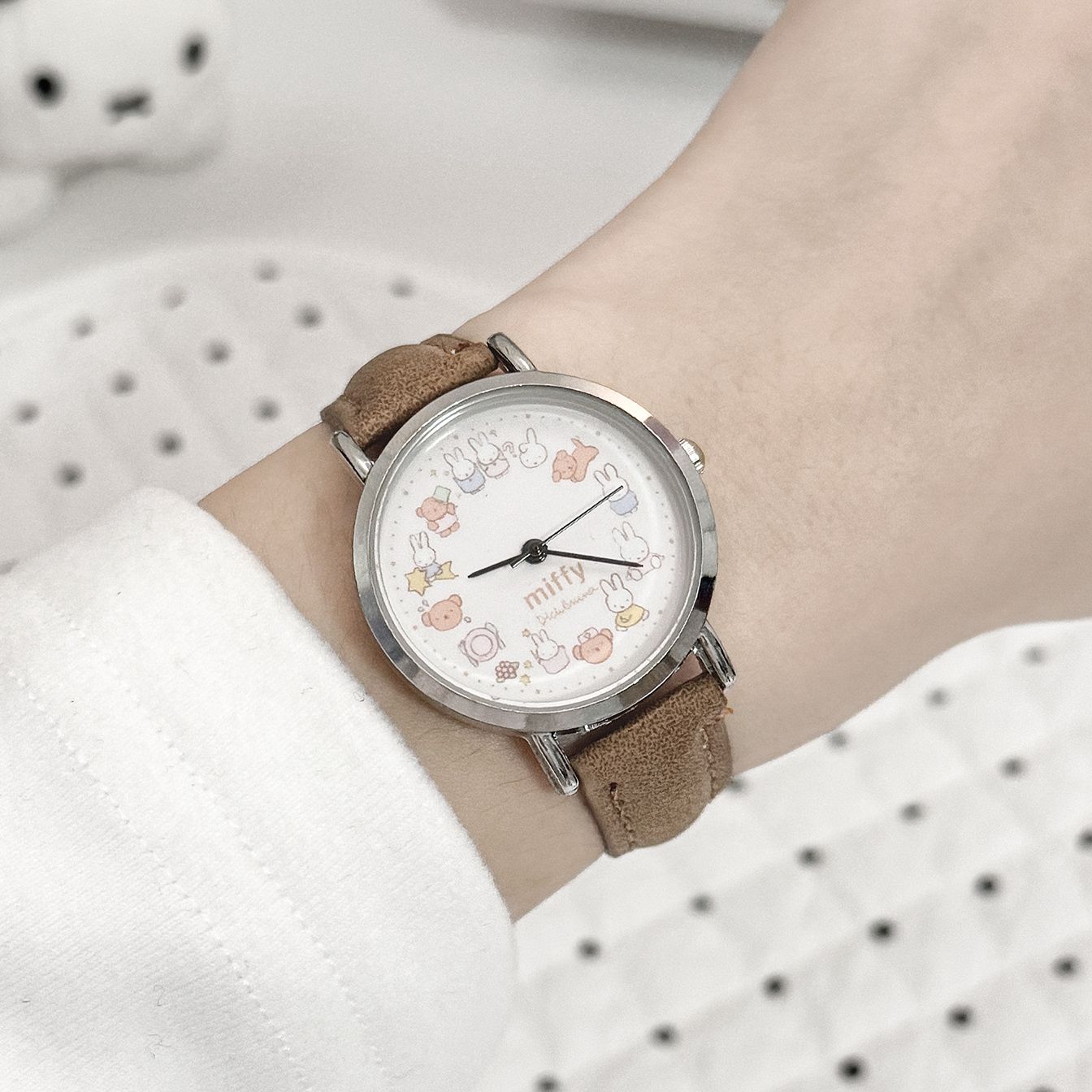 High Jewelry Watches - Miffy Watch Damesstudentenpolshorloge Kleine wijzerplaat Junior