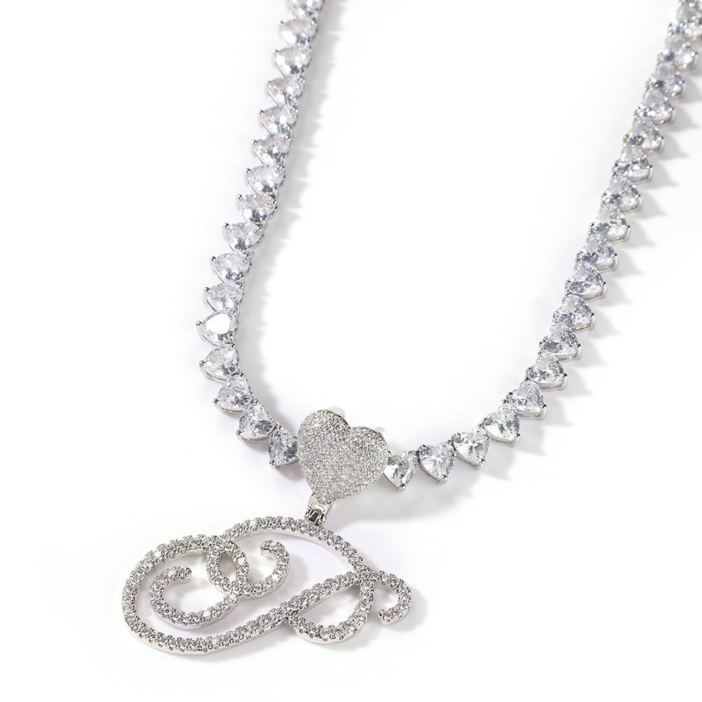 Uwin Cursieve Letters Met 6Mm  - Tennis Bracelet Cubic recensie en prijs