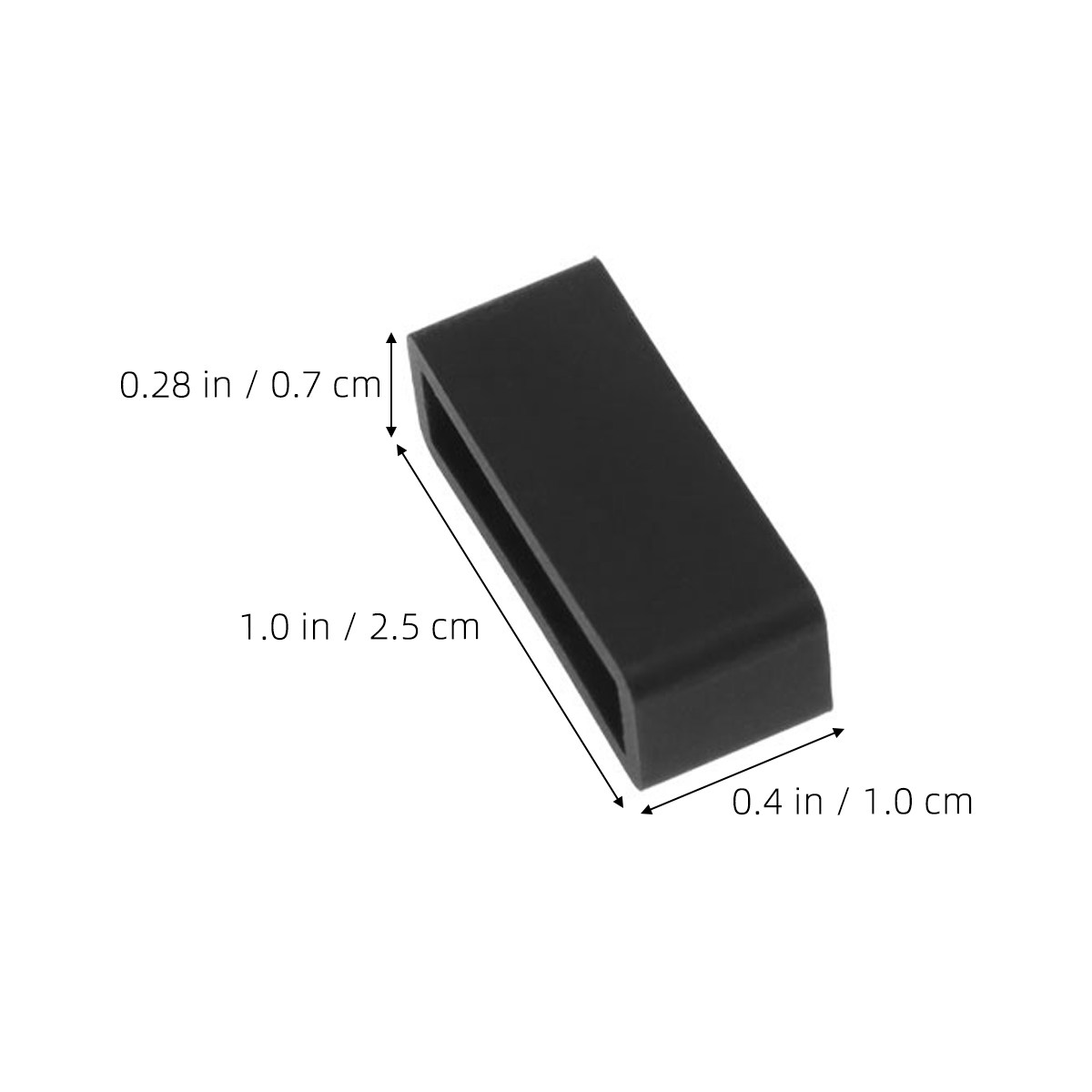 8 stuks 22 mm zwarte siliconen - Watch Strap Replacement recensie en prijs