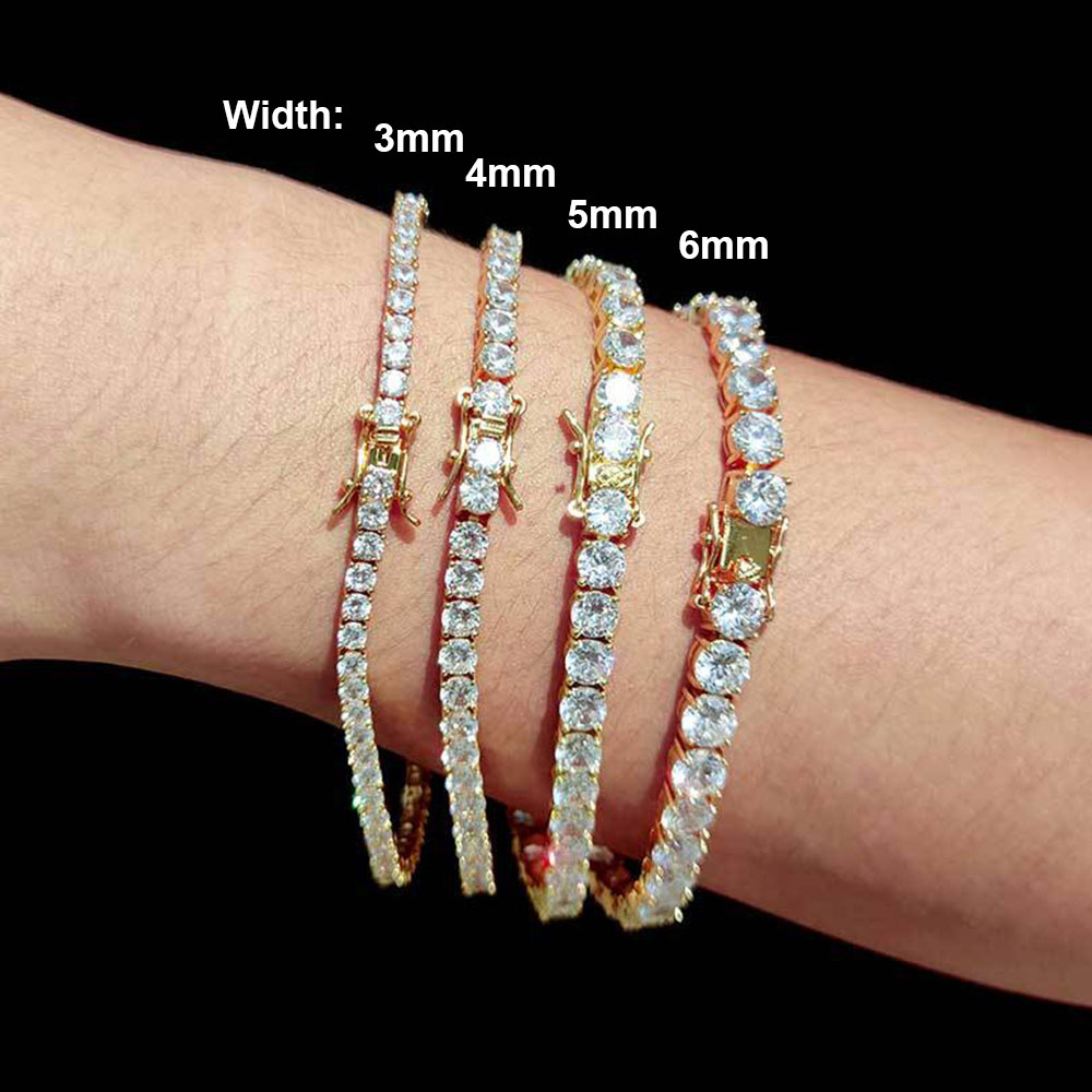 NY Fashion 3/4/5/6mm Tennis Ke - Tennis Bracelet Cubic recensie en prijs