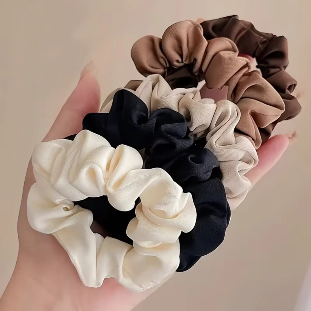 5 STKS Satijnen Haar Chouchou  - Shop Jewelry & Watches Near Me recensie en prijs