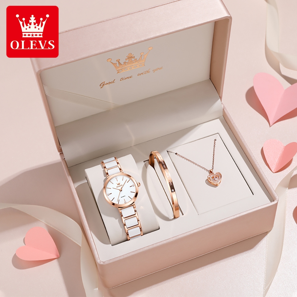 OLEVS Dameshorloge 5877 Luxe E - Jewellery Watches recensie en prijs