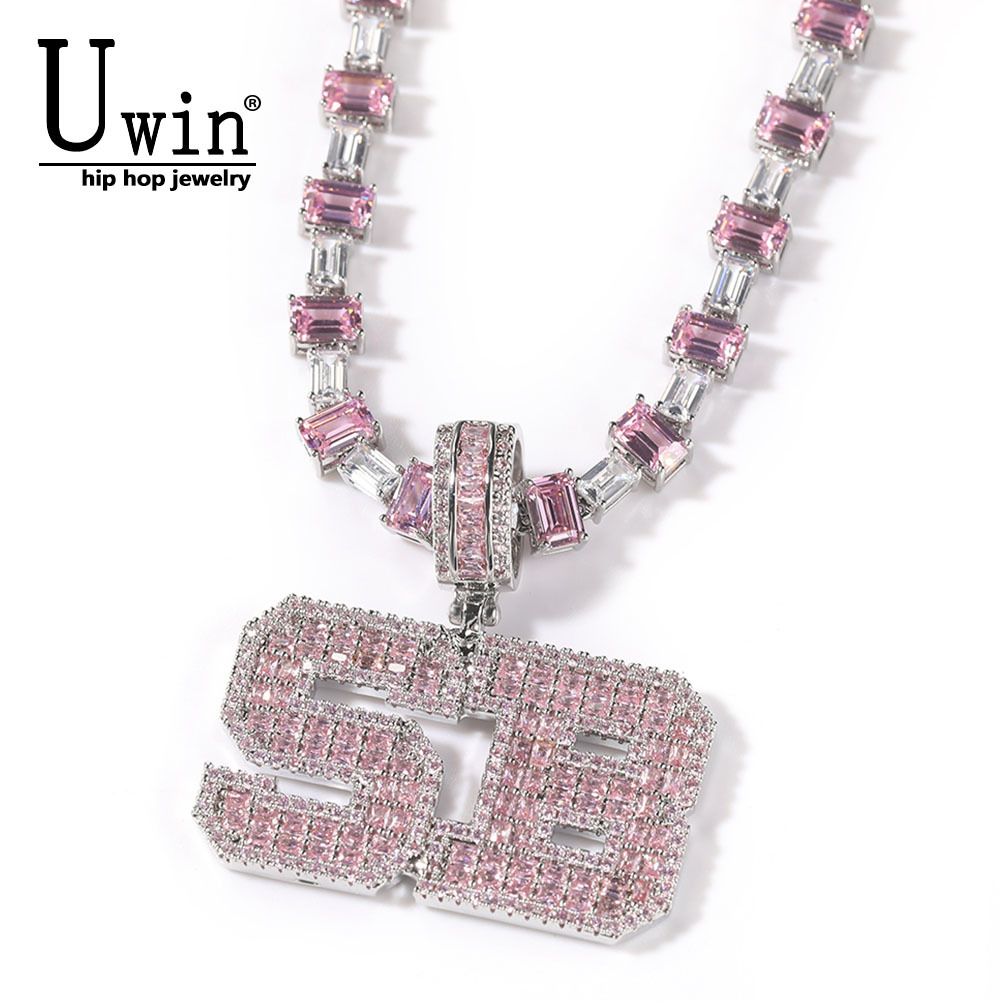 Ubin Roze Baguette Letters Aan - Tennis Bracelet Cubic recensie en prijs