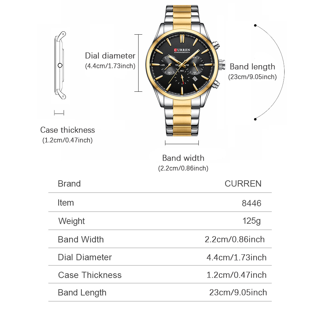 CURREN Casual quartz chrono sp - Jewellery Watches recensie en prijs