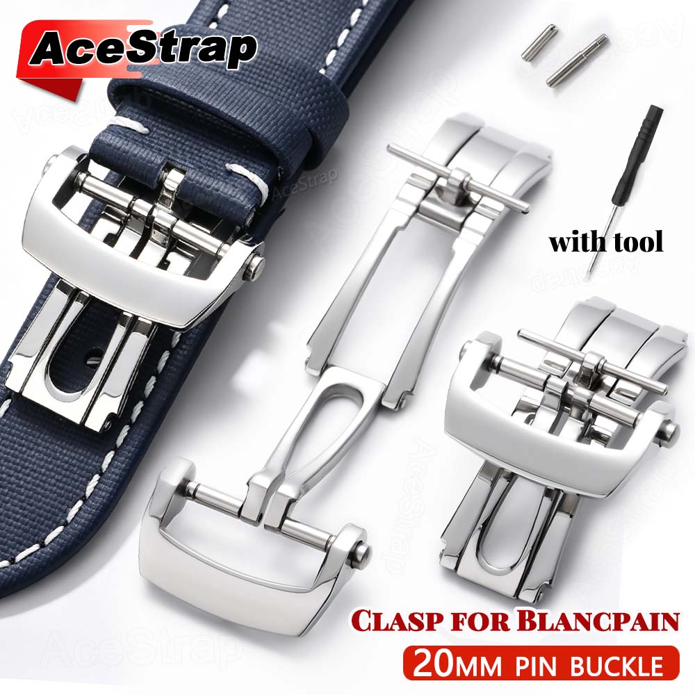 20 mm horlogegesp voor Blancpa - Watch Strap Replacement recensie en prijs