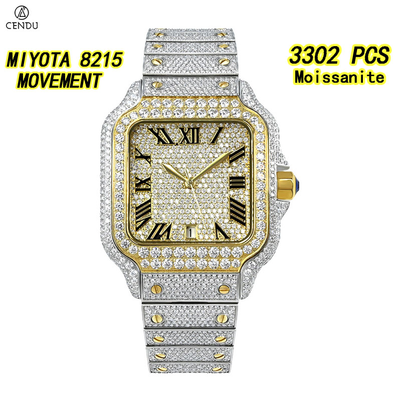 Luxe VVS Moissanite Horloge vo - Vvs Jewelry Watches recensie en prijs
